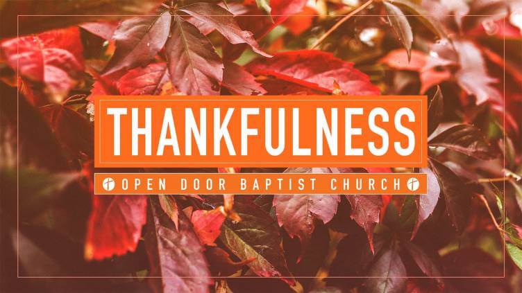 Thankfulness